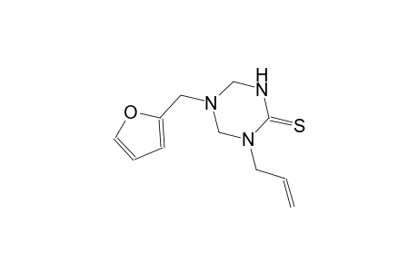 1-allyl-5-(2-furylmethyl)tetrahydro-1,3,5-triazine-2(1H)-thione