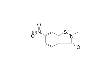 2-methyl-6-nitro-1,2-benzisothiazol-3(2H)-one