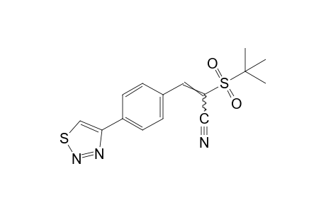 alpha-(tert-BUTYLSULFONYL)-p-(1,2,3-THIADIAZOL-4-YL)CINNAMONITRILE