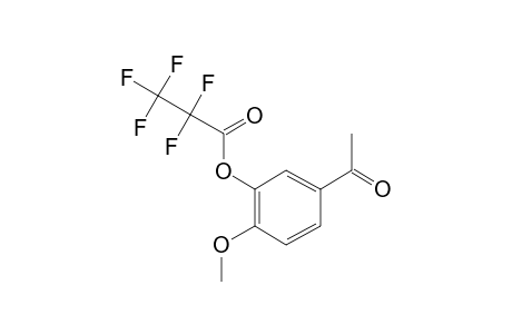 Acetoisovanillone, pentafluoropropionate