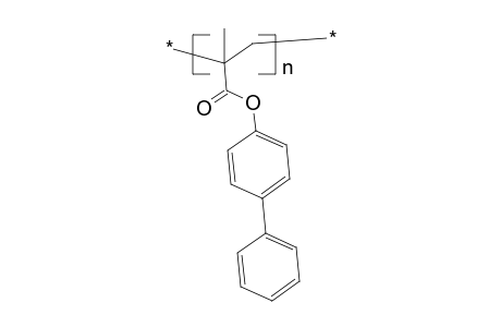 Poly(p-biphenyl methacrylate)