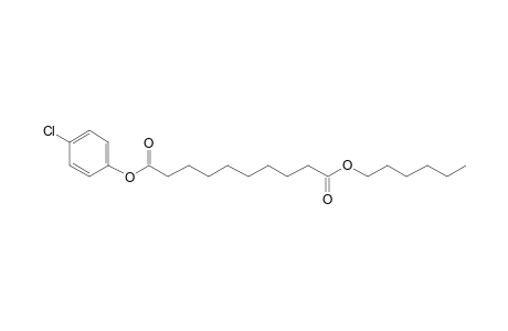 Sebacic acid, 4-chlorophenyl hexyl ester