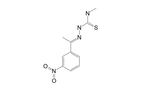 1-(alpha-methyl-m-nitrobenzylidene)-4-methyl-3-thiosemicarbazide