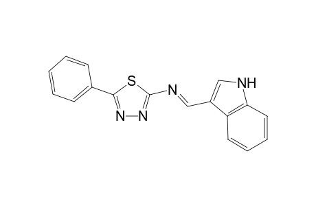 1,3,4-thiadiazol-2-amine, N-[(E)-1H-indol-3-ylmethylidene]-5-phenyl-