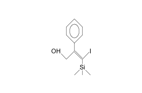 (Z)-3-Trimethylsilyl-3-iodo-2-phenyl-2-propen-1-ol