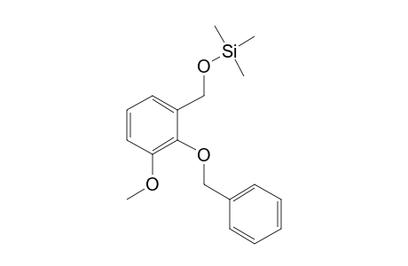 [2-(Benzyloxy)-3-methoxyphenyl]methanol, tms derivative