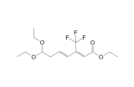 Ethyl 3-(trifluoromethyl)-7,7-diethoxyhepta-2,4-dienoate