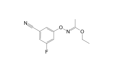 Ethyl 3-cyano-5-fluorophenoxyhydroxamate