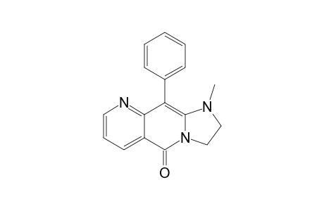 1-methyl-10-phenyl-2,3-dihydroimidazo[1,2-g][1,6]naphthyridin-5-one