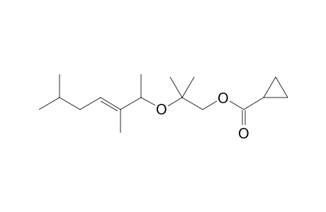 (3"E)-2'-(3",6"-Dimethylhept-3"-en-2"-yloxy)-2'-methylpropyl cyclopropanecarboxylate