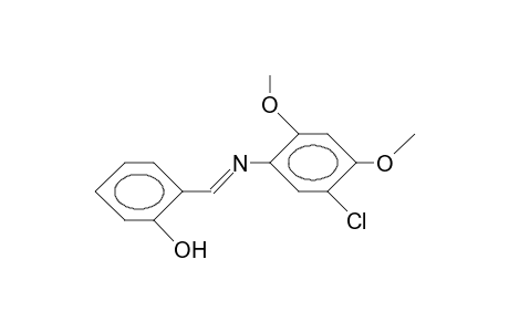 o-[N-(5-chloro-2,4-dimethoxyphenyl)formimidoyl]phenol