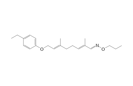 8-(4-Ethylphenyloxy)-1-(propoxyimino)-2,6-dimethyl-2,6-octadiene