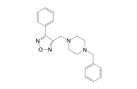 3-Phenyl-4-[[4-(phenylmethyl)-1-piperazinyl]methyl]-1,2,5-oxadiazole
