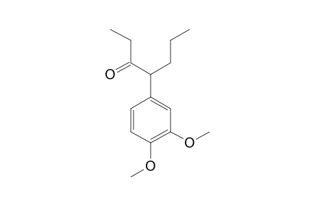 4-(3,4-dimethoxyphenyl)-3-heptanone