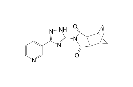 4-Azatricyclo[5.2.1.0(2,6)]dec-8-ene-3,5-dione, 4-[3-(3-pyridinyl)-1H-1,2,4-triazol-5-yl]-