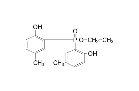 bis(6-hydroxy-m-tolyl)phosphinic acid, ethyl ester