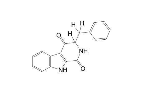 3-benzyl-2,9-dihydro-1H-pyrido[3,4-b]indol-1,4(3H)-dione