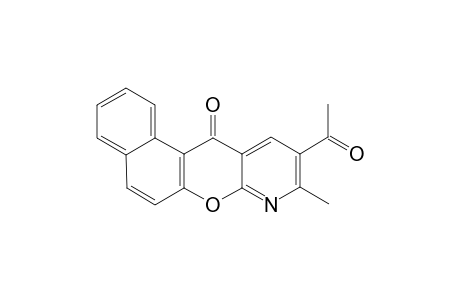 10-Acetyl-9-methyl-12H-benzo[5,6]chromeno[2,3-b]pyridine-10-carboxylate-12-one