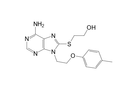 2-[6-Amino-9-(2-p-tolyloxy-ethyl)-9H-purin-8-ylsulfanyl]-ethanol