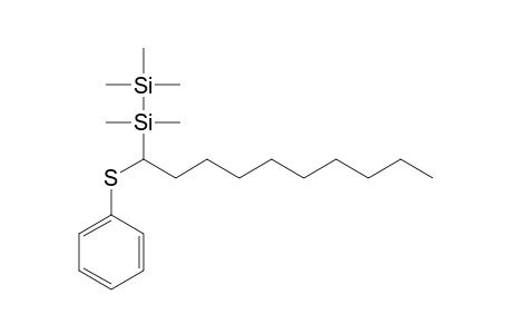 1,1,1,2,2-Pentamethyl-2-[1-(phenylsulfanyl)decyl]disilane