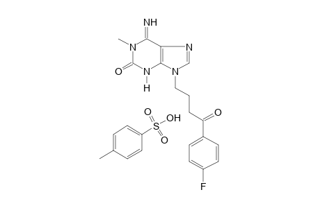 9-[3-(p-fluorobenzoyl)propyl]-1-methylisoguanine, p-toluenesulfonate