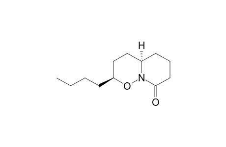 Pyrido[1,2-b][1,2]oxazin-8(2H)-one, 2-butylhexahydro-, trans-(.+-.)-