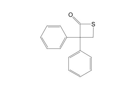 PROPIONIC ACID, 2,2-DIPHENYL-3- MERCAPTO-, B-/THIO LACTONE/