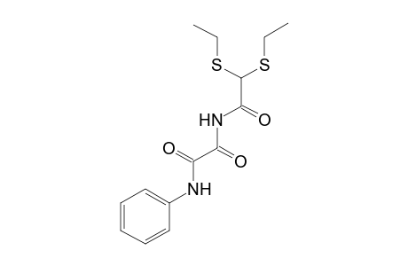 N-glyoxyloyl-N'-phenyloxamide, N-[2-(diethyl mercaptal)]