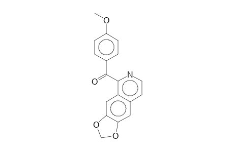 1-(PARA-METHOXYBENZOYL)-6,7-METHYLENEDIOXYISOQUINOLINE