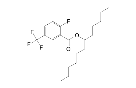 2-Fluoro-5-trifluoromethylbenzoic acid, 6-dodecyl ester