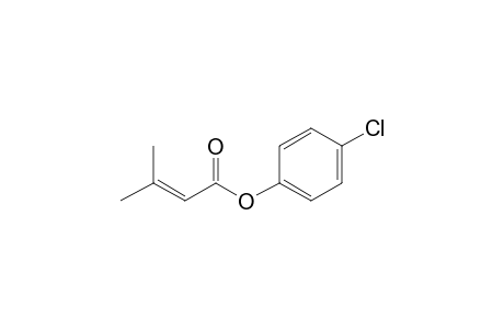 3-Methylbut-2-enoic acid (4-chlorophenyl) ester