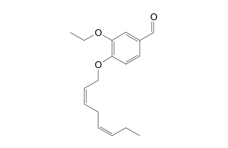 3-ethoxy-4-(((2Z,5Z)-octa-2,5-dien-1-yl)oxy)benzaldehyde