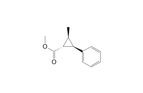 Cyclopropanecarboxylic acid, 2-methyl-3-phenyl-, methyl ester, (1.alpha.,2.beta.,3.beta.)-