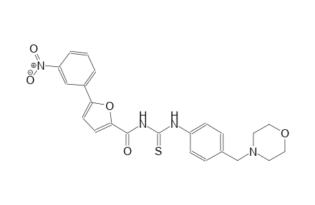N-[4-(4-morpholinylmethyl)phenyl]-N'-[5-(3-nitrophenyl)-2-furoyl]thiourea