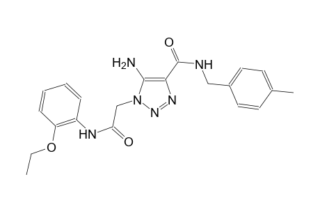 5-amino-1-[2-(2-ethoxyanilino)-2-oxoethyl]-N-(4-methylbenzyl)-1H-1,2,3-triazole-4-carboxamide