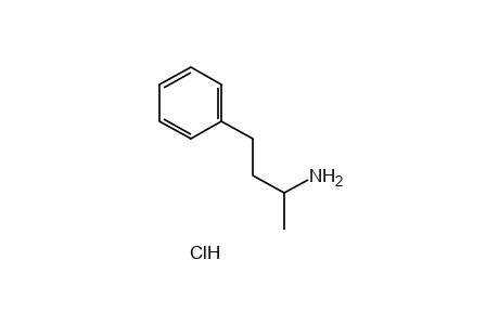 1-methyl-3-phenylpropylamine, hydrochloride