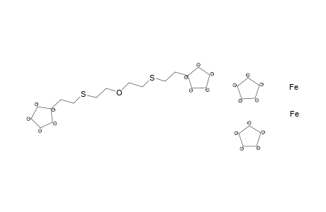 Ferrocene, 1,1''-[oxybis(2,1-ethanediylthio-2,1-ethanediyl)]bis-