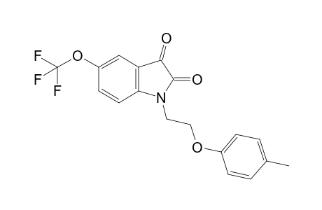 1-[2-(p-Tolyloxy)ethyl]-5-(trifluoromethoxy)indoline-2,3-dione