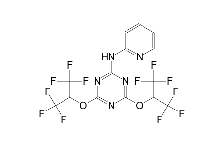 N-(2-pyridinyl)-4,6-bis[2,2,2-trifluoro-1-(trifluoromethyl)ethoxy]-1,3,5-triazin-2-amine