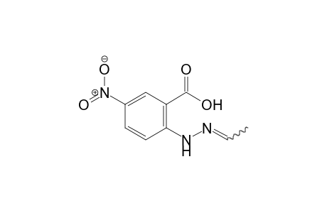 2-[2-ethylidenehydrazino]-5-nitro-benzoic acid