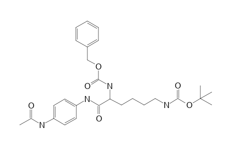 N(2)-(Benzyloxycarbonyl)-N(6)-(T-butoxycarbonyl)-L-lysin-4-acetamidoanilide