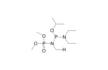 DIMETHYL N-METHYL-N-(ISOPROPOXY-DIETHYLAMINOPHOSPHINO)AMIDOPHOSPHATE