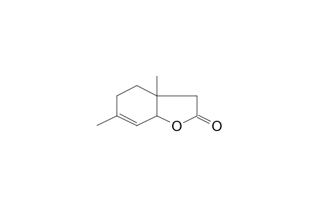 2(3H)-Benzofuranone, 3a,4,5,7a-tetrahydro-3a,6-dimethyl-, cis-(.+-.)-