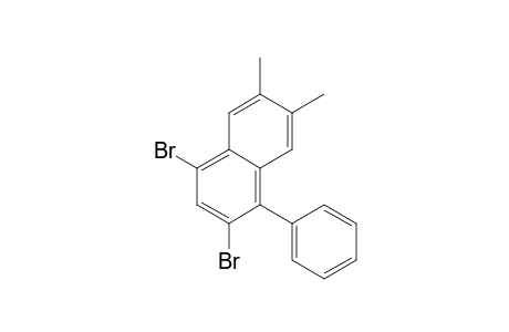 2,4-Dibromo-6,7-dimethyl-1-phenylnaphthalene