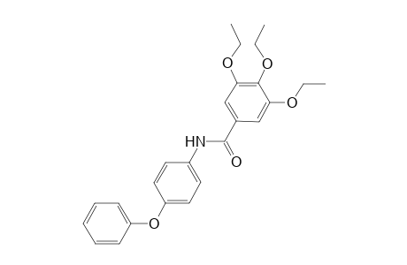 3,4,5-triethoxy-N-(4-phenoxyphenyl)benzamide