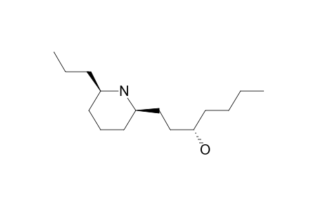 (3S)-1-[(2R,6R)-6-propyl-2-piperidinyl]-3-heptanol