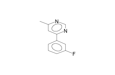 4-META-FLUOROPHENYL-6-METHYLPYRIMIDINE