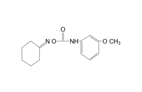 cyclohexanone, O-[(m-methoxyphenyl)carbamoyl]oxime