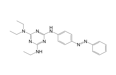 1,3,5-Triazine-2,4,6-triamine, N-diethyl-N'-ethyl-N"-(4-azobenzenyl)-