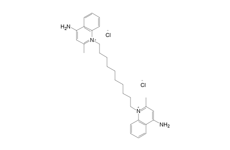 1,1'-decamethylenebis[4-amino-2-methylquinolinium]dichloride